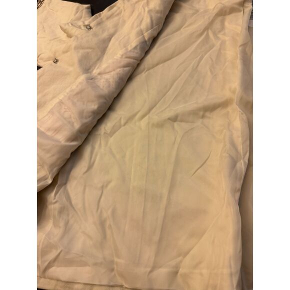 Chico's Beaded Sequined Fully Lined 3/4 Sleeve Jacket - Sz 3 (XL/16) - Picture 8 of 16